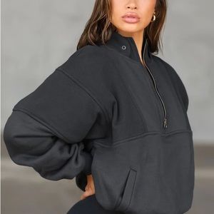 JOAH BROWN RETRO HALF ZIP
